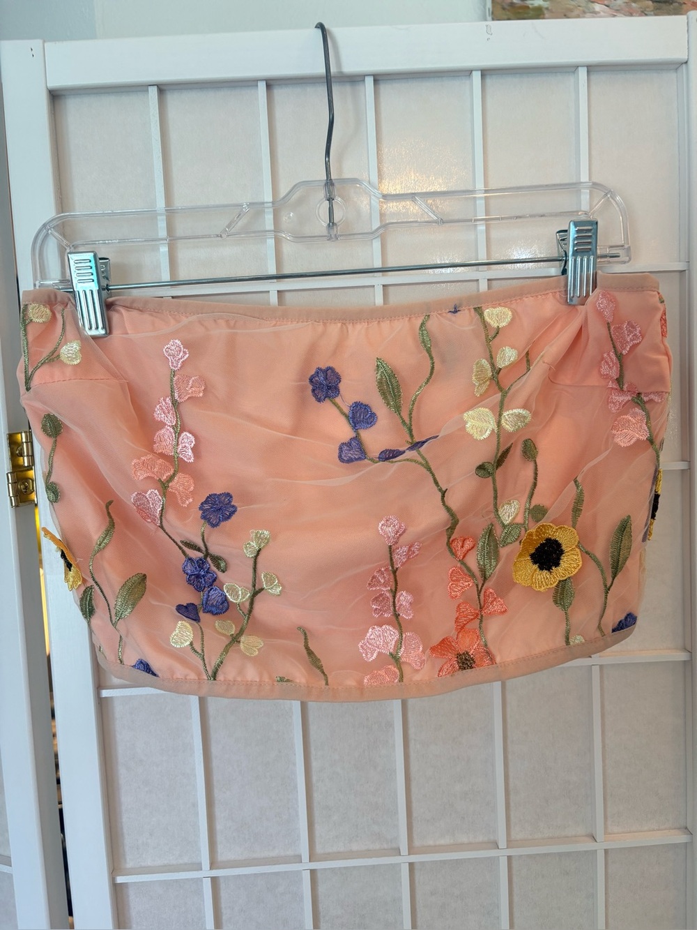 SHEIN floral 3D crop top